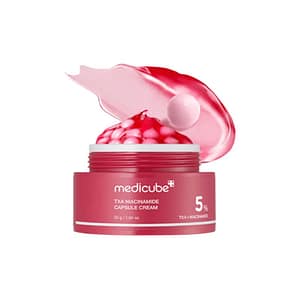 Crema TXA Niacinamide Capsule Cream con ácido tranexámico y niacinamida, ilumina y unifica el tono de la piel, 55g.