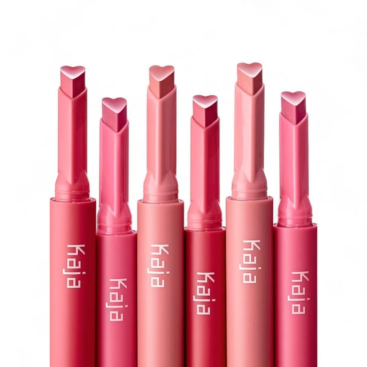 Labial en barra Kaja Heart Melter con forma de corazón