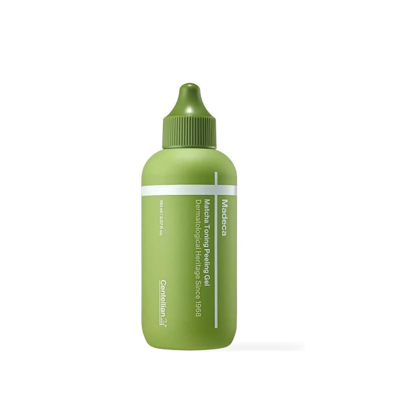 peeling gel coreano matcha centella exfoliante suave rostro 150ml